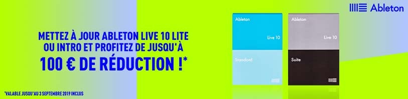 Flinke korting op Ableton Live 10 upgrades!